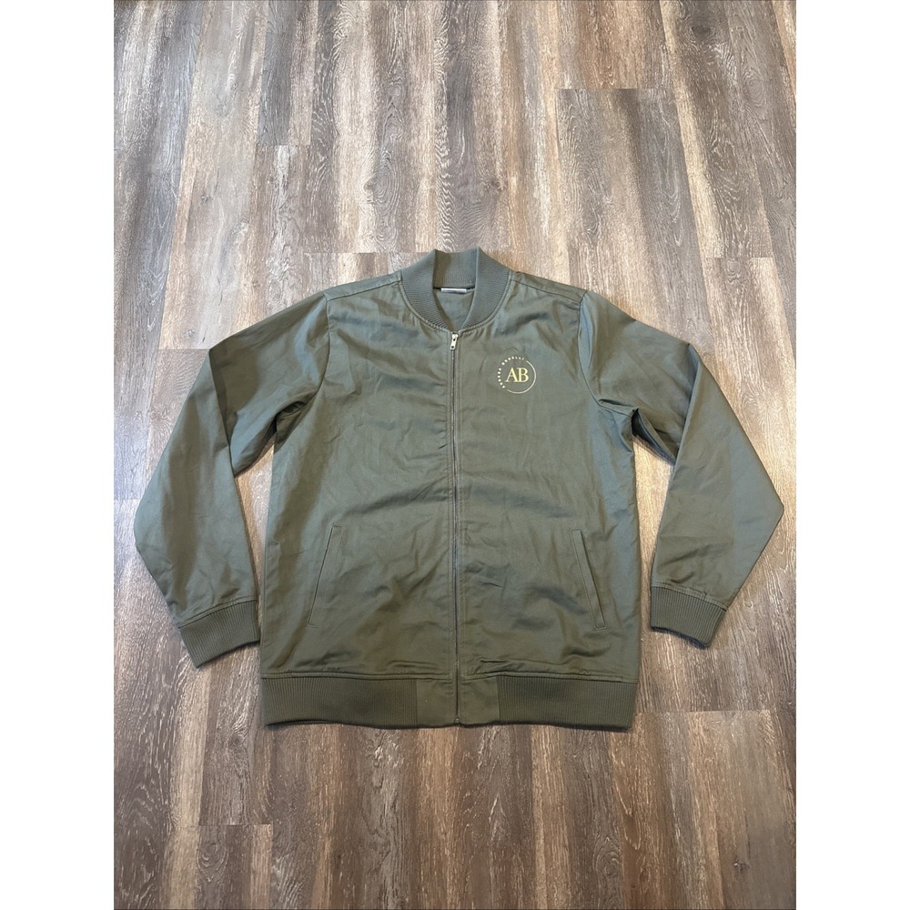 Ascolour Men's XL Bomber Jacket Andrea Bocelli Green